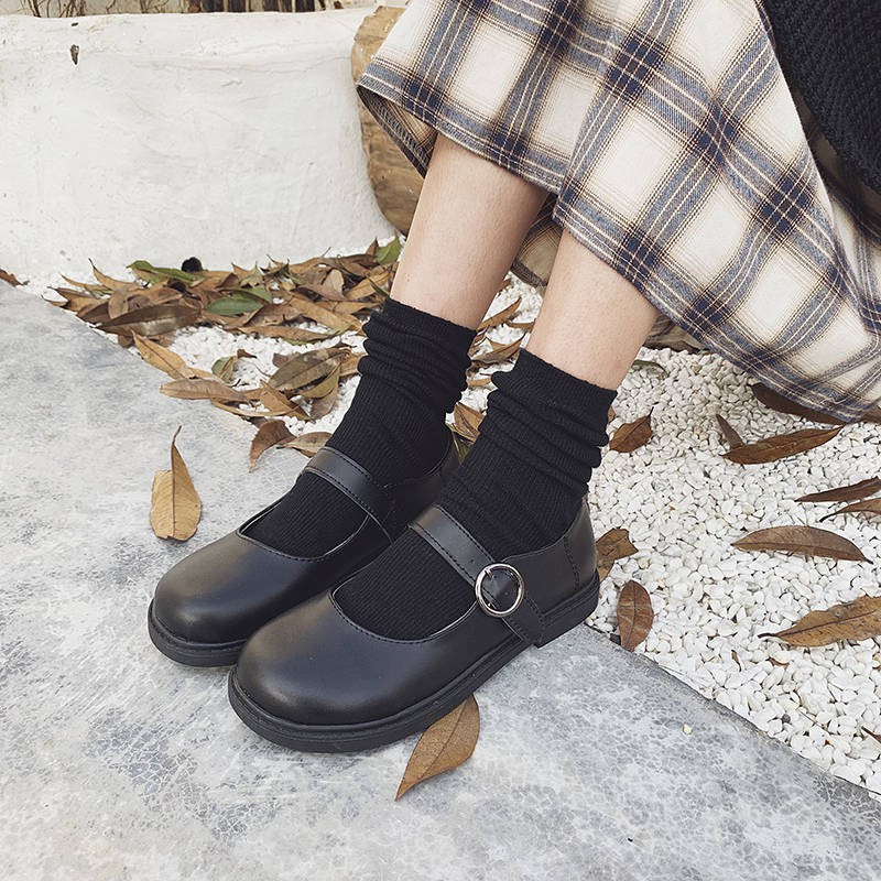 Giày Nữ Mũi Tròn Thời Trang Retro | BigBuy360 - bigbuy360.vn