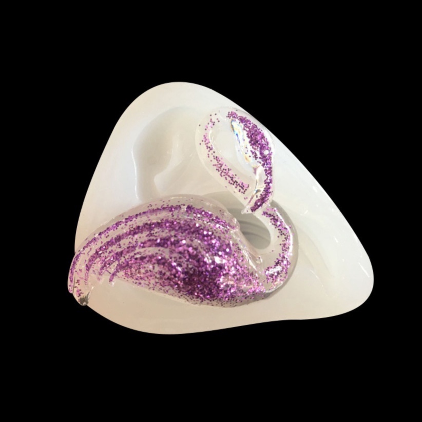 Khuôn Silicone Làm Mặt Dây Chuyền Hình Sao Biển / Hồng Hạc 3d Độc Đáo