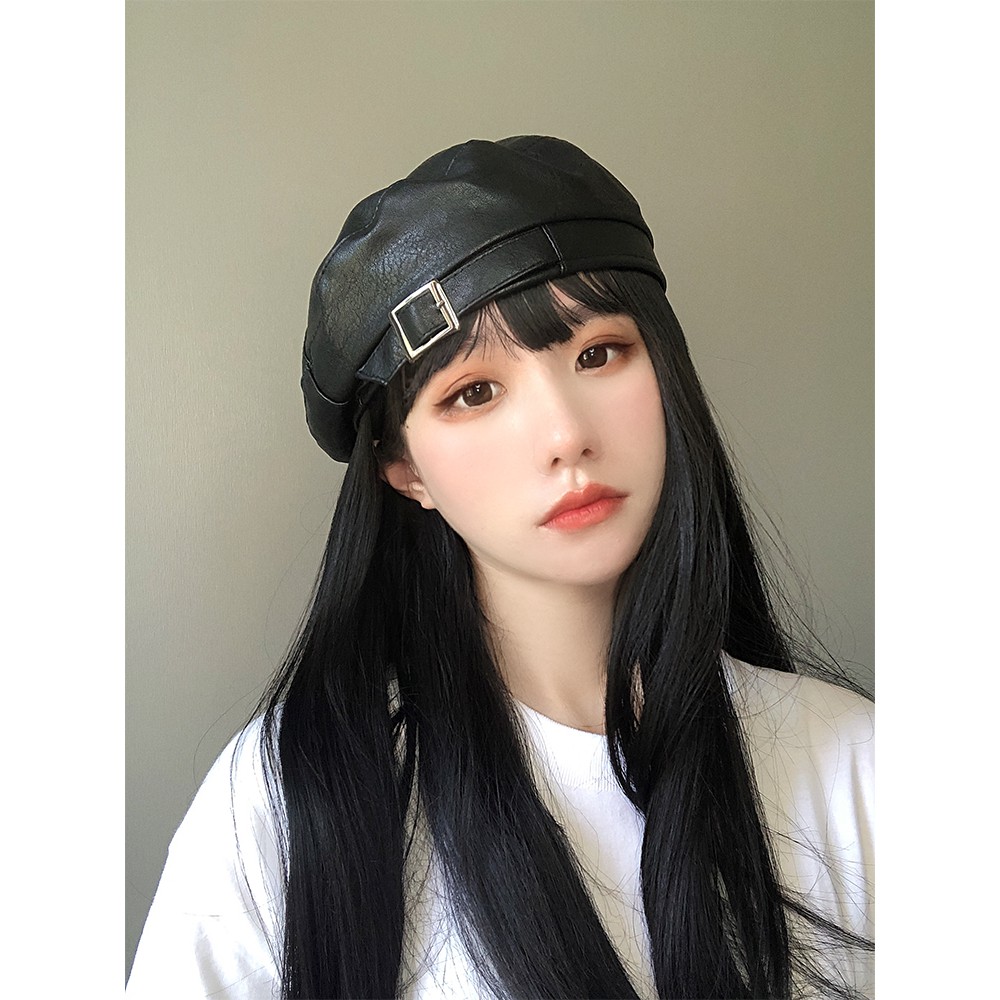 Mũ nồi bằng da PU thời trang cho nữ