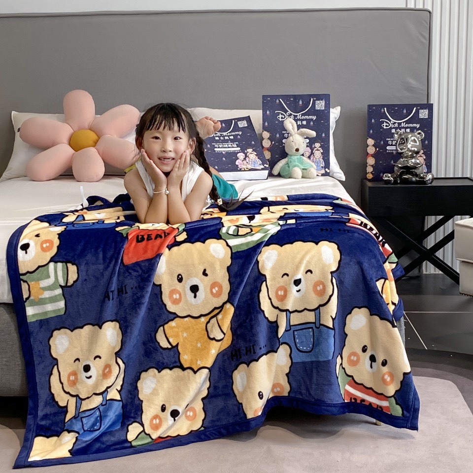 Chăn Tuyết Disney , Chăn Hè Thu Cho Bé Kt 110*115