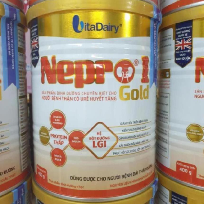 Combo 12 lon Sữa Nepro gold 1 400g/Date mới nhất thị trường T4.2023