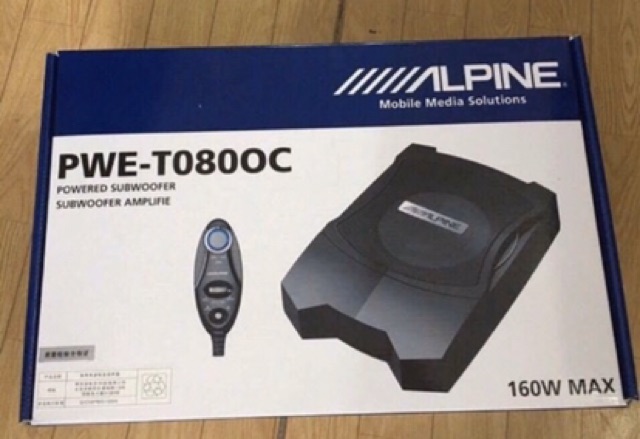 Loa Sub gầm ghế ALPINE PWE 1080 (loại 1) BH 24tháng