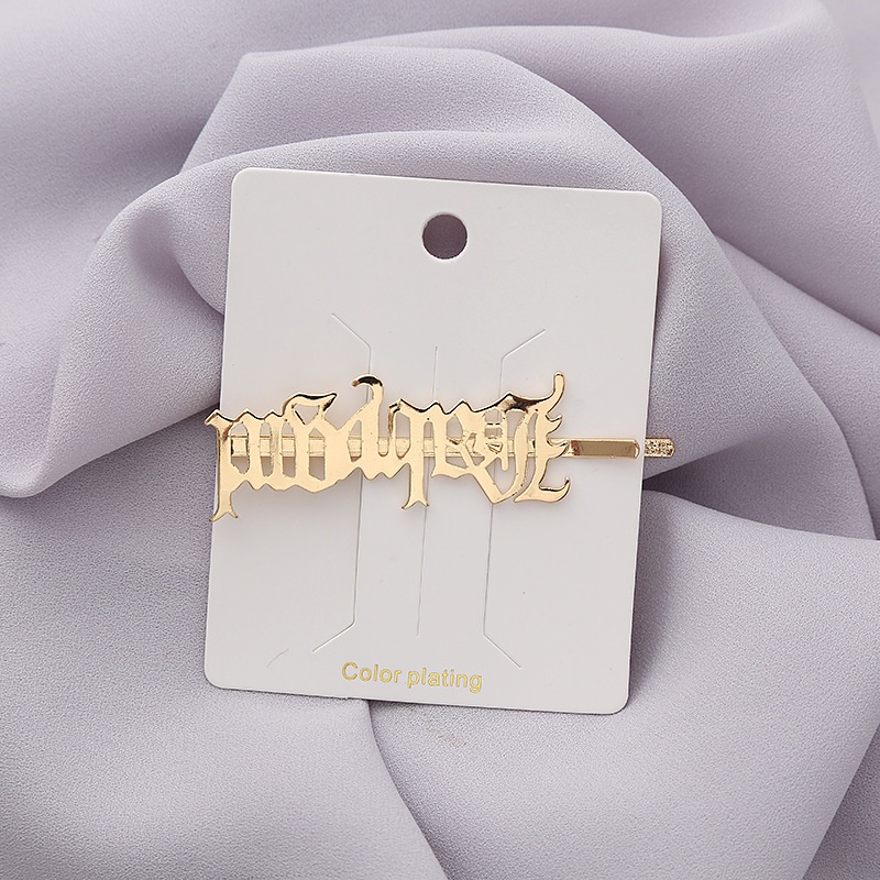 Kẹp Tóc Hình Hoa Hồng Vàng Phong Cách Mới