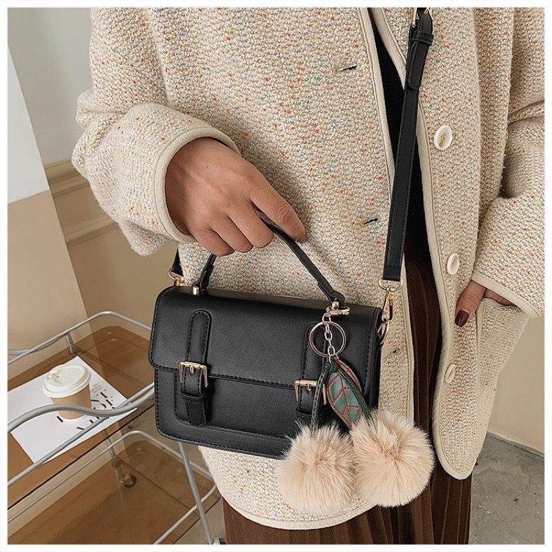 Túi đeo chéo nữ da pu xinh đẹp phong cách vintage cặp ulzzang balo ví mini giá rẻ cho học sinh đi học chơi