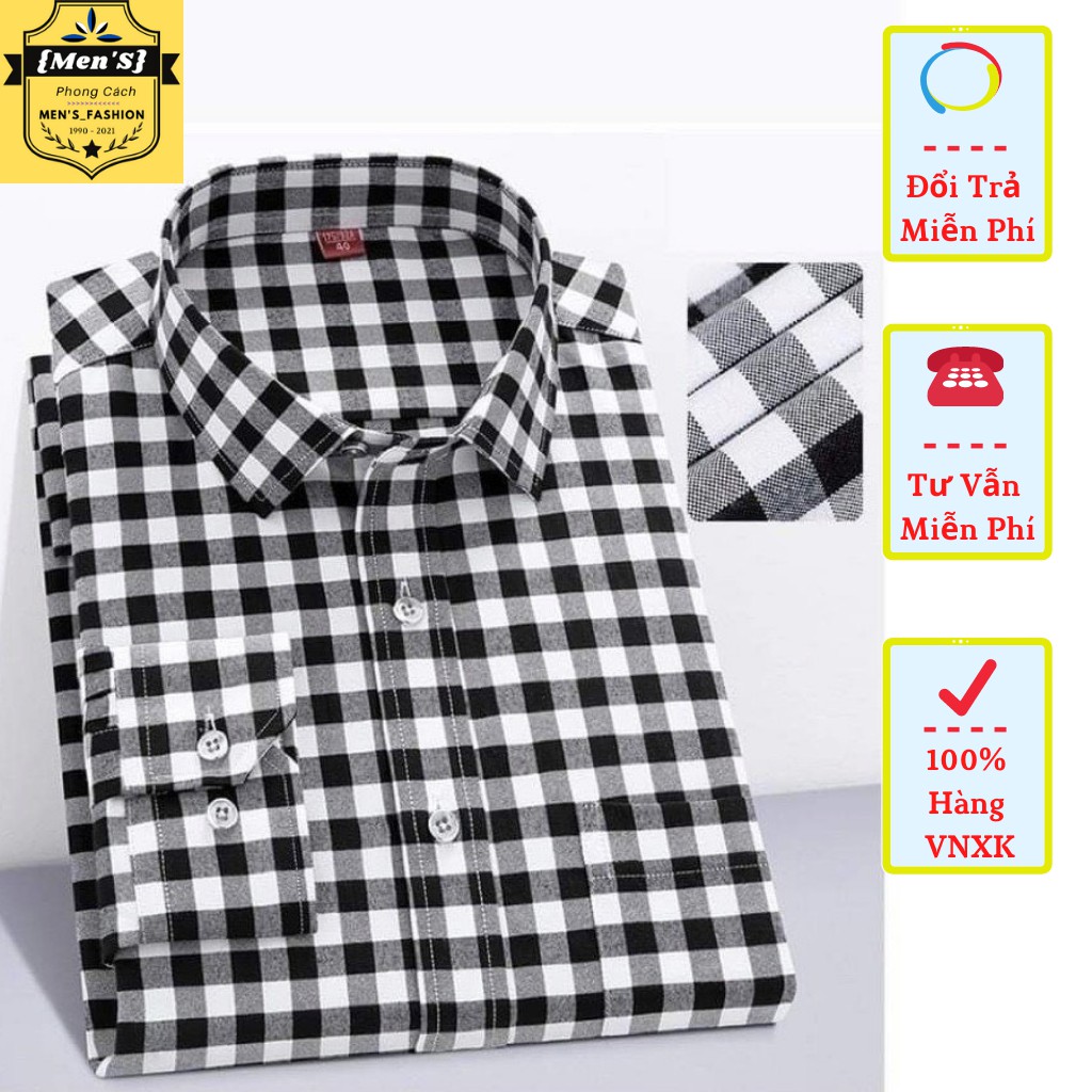 Áo sơ mi nam, áo sơ mi nam Hàn Quốc kẻ karo, kiểu dáng đẹp, trẻ trung năng động.