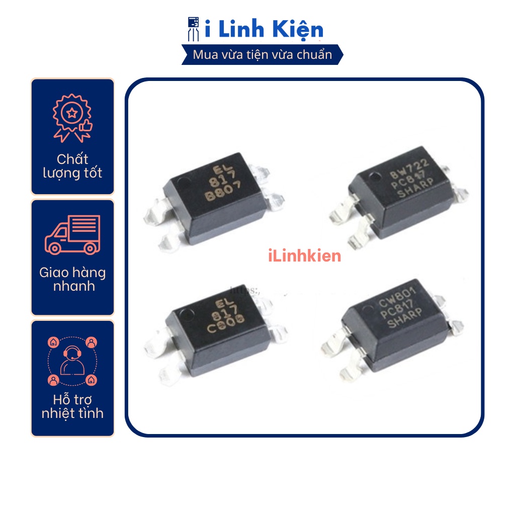 IC quang PC817 EL817 LTV817 chính hãng.