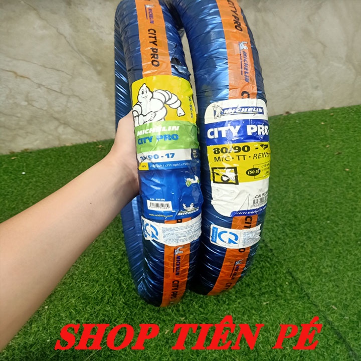 VỎ MICHELIN GAI CITY PRRO 70+90+17/80+90+17 CÓ RUỘT