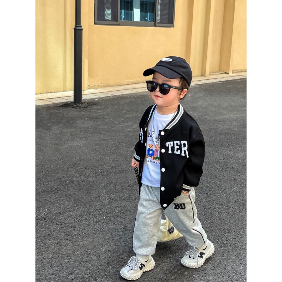 Giày thể thao AMILA phối tất thoáng khí phong cách mùa thu cho trẻ em