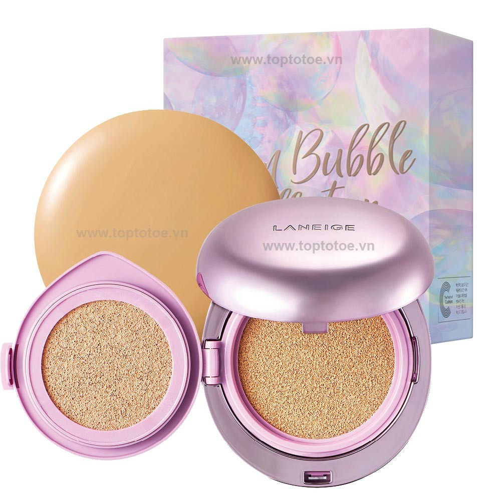 Bản Giới Hạn Dream Bubble Collection Phấn Nước 2 Trong 1 Laneige Layering Cover Cushion & Concealing Base SPF34 PA++