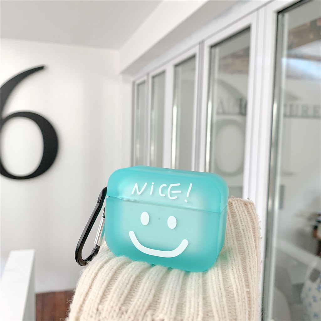 Ốp silicon hình mặt cười Nike cho iPhone AirPods Pro AirPods 1 AirPods 2 | BigBuy360 - bigbuy360.vn