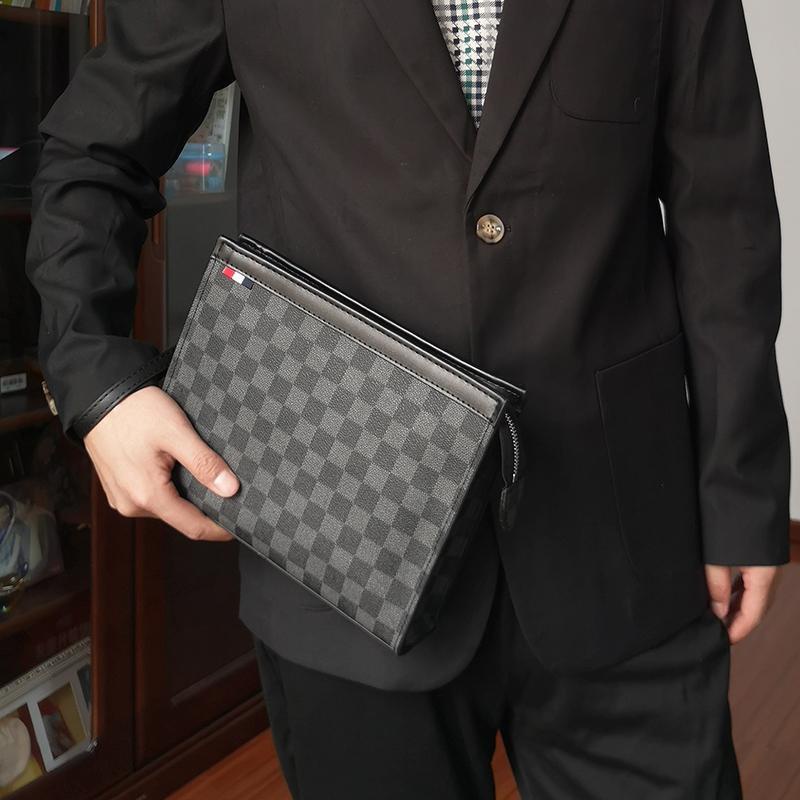 Ví da cầm tay bản to thời trang mới cho nam