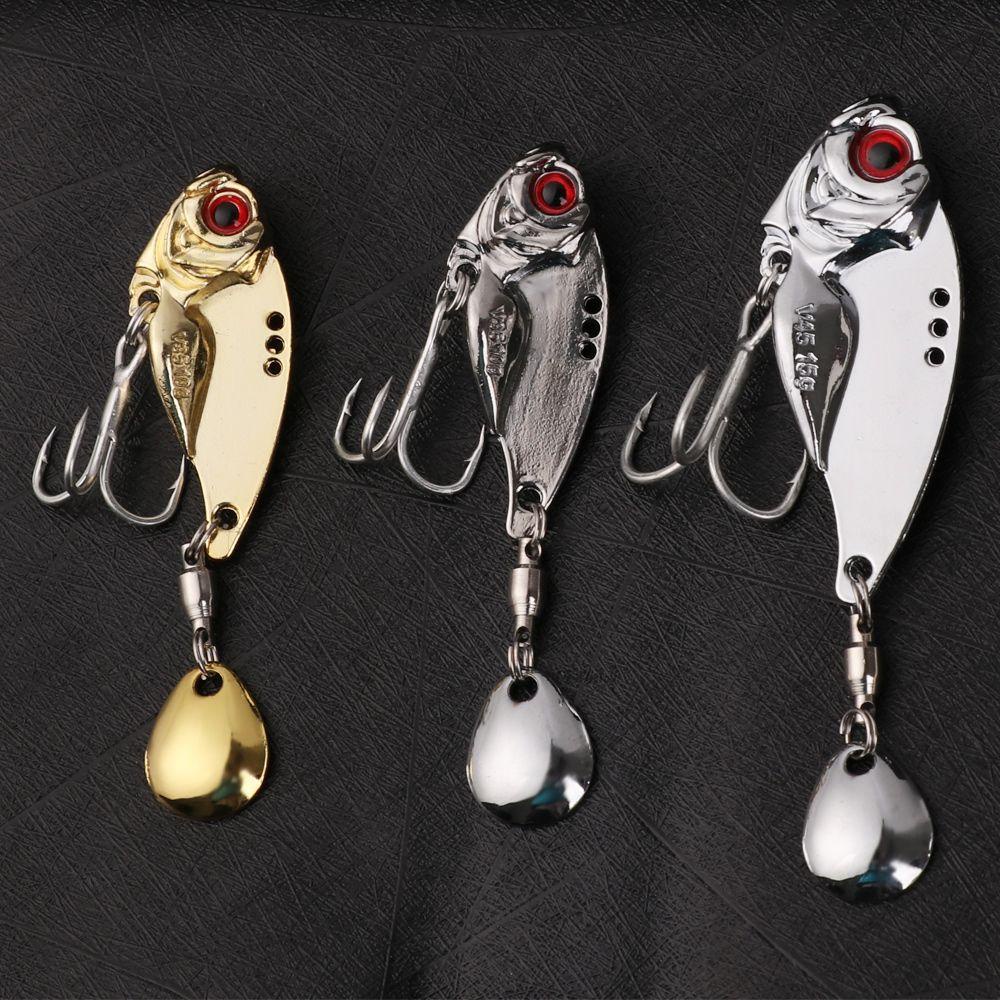 MUVAKO Mồi Câu Cá Giả Bằng Kim Loại 5g 10g 15g