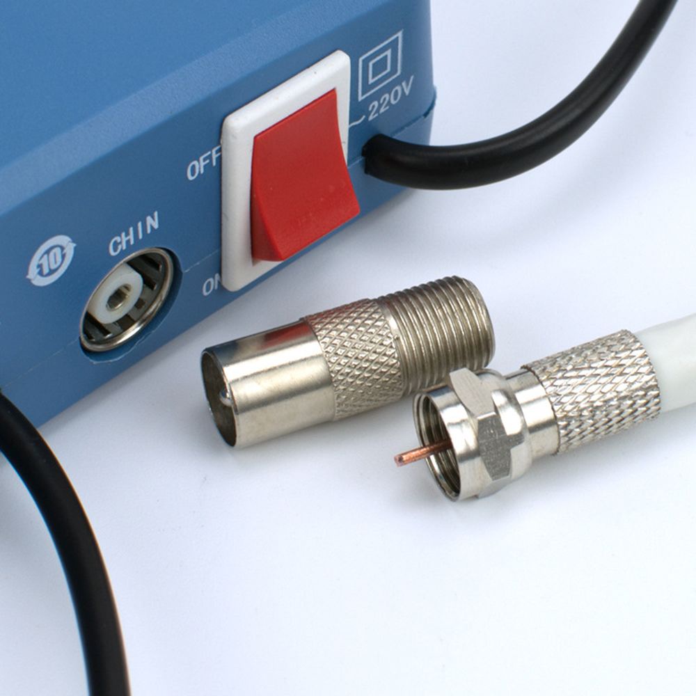 Bộ 2 Đầu Nối Ăng Ten 9.5mm F Female Rf Coax Pal F Sang Rf Male / Colorful