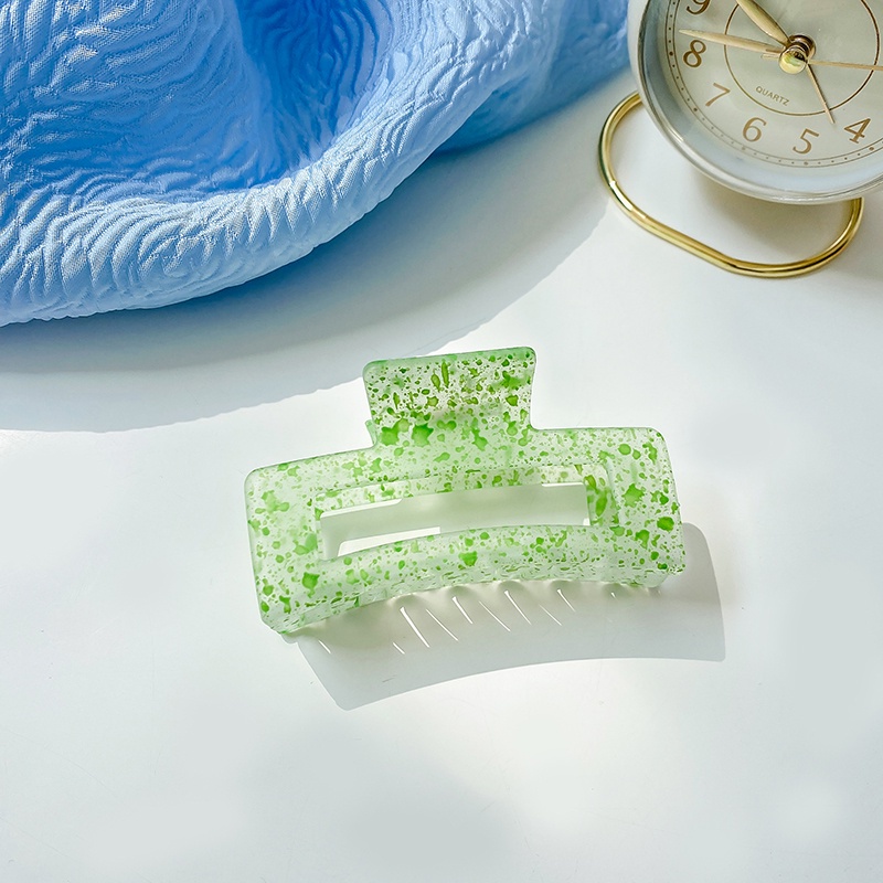 Kẹp Tóc Hình Cá Mập Màu Xanh Lá Kiểu Hàn Quốc