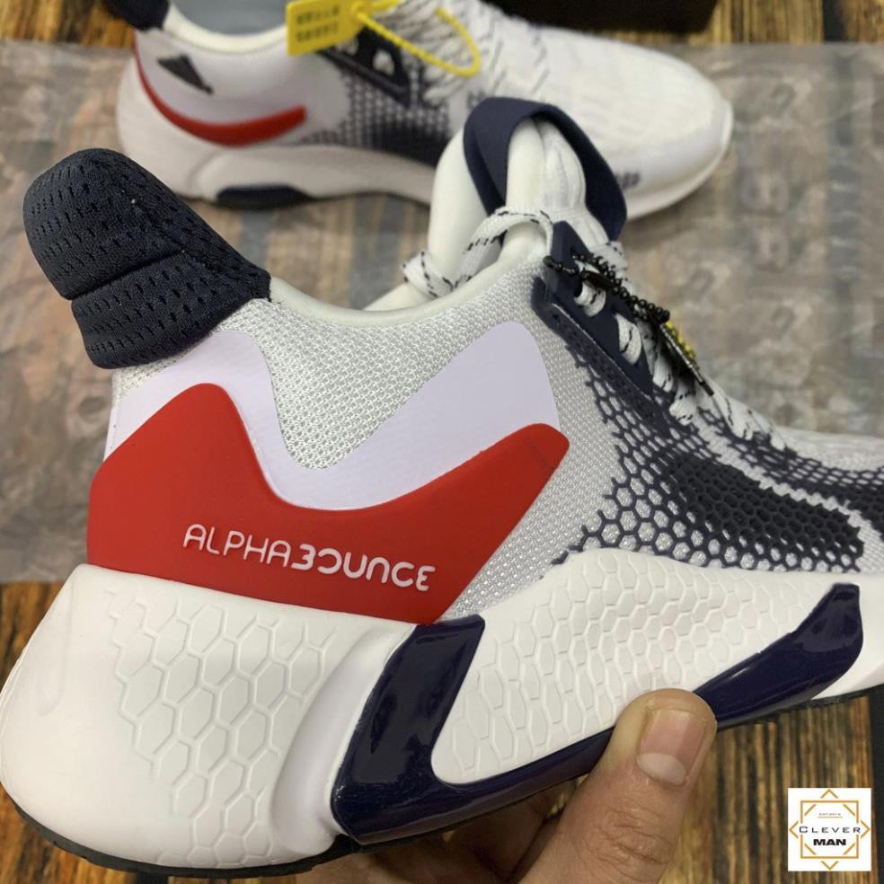 (FREESHIP+FULLBOX) Giày thể thao sneakers ALPHABOUNCE 2020 instinct M Trắng đỏ