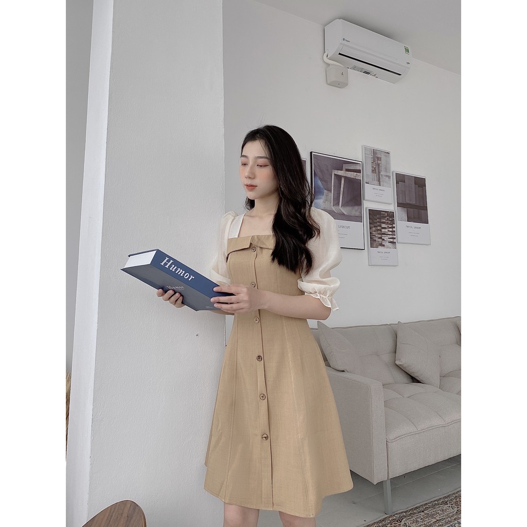 VÁY CỔ VUÔNG NỐI NGỰC | BigBuy360 - bigbuy360.vn