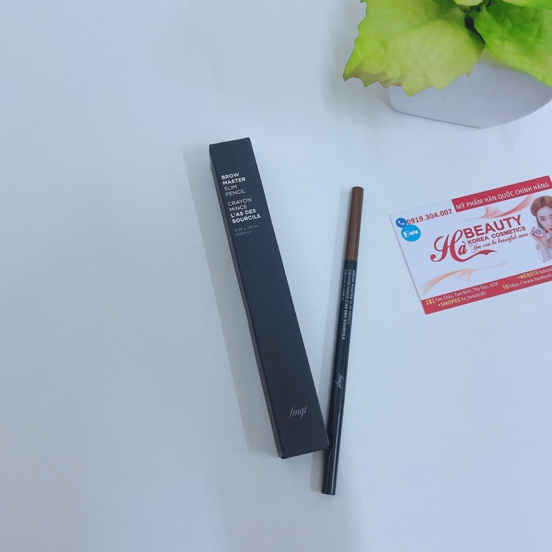 Chì kẻ mày dạng đầu nhỏ trang điểm chân mày lông mày The Face Shop fmgt Brow Master Slim Pencil 0.05g