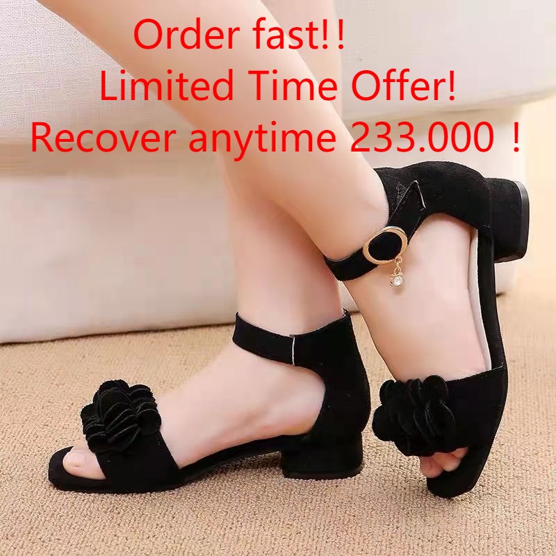 Giày Sandal Có Quai Phong Cách Hàn Quốc Mới Dành Cho Bé Gái 3-16 Tuổi