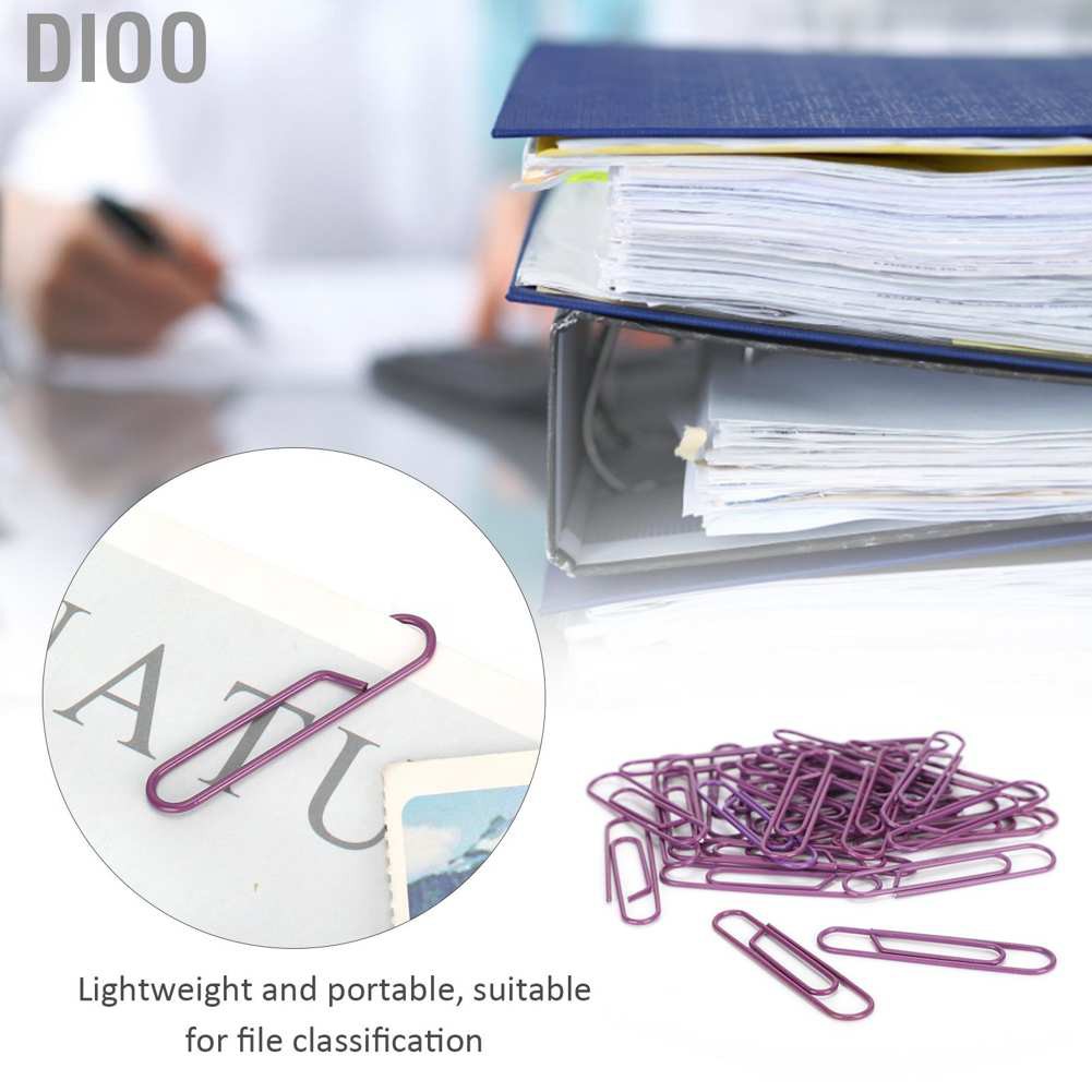 Set 3 Kẹp Giấy Màu Tím Tạo Hình Sáng Tạo