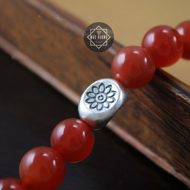 [Bạc 925] Charm bạc in hoa - MH315