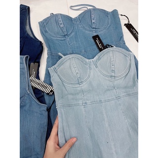jumpsuit denim xuất dư xịn
