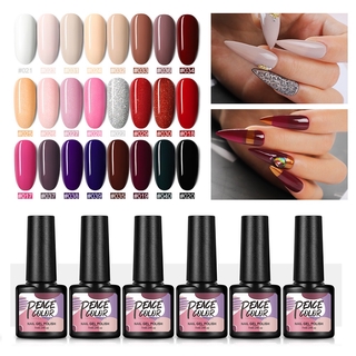 Peacecolor 40 Màu Sắc Để Chọn 7ml Gel Móng Tay Không Cồn Gel Bán Vĩnh Viễn Màu Thời Trang (01-20)
