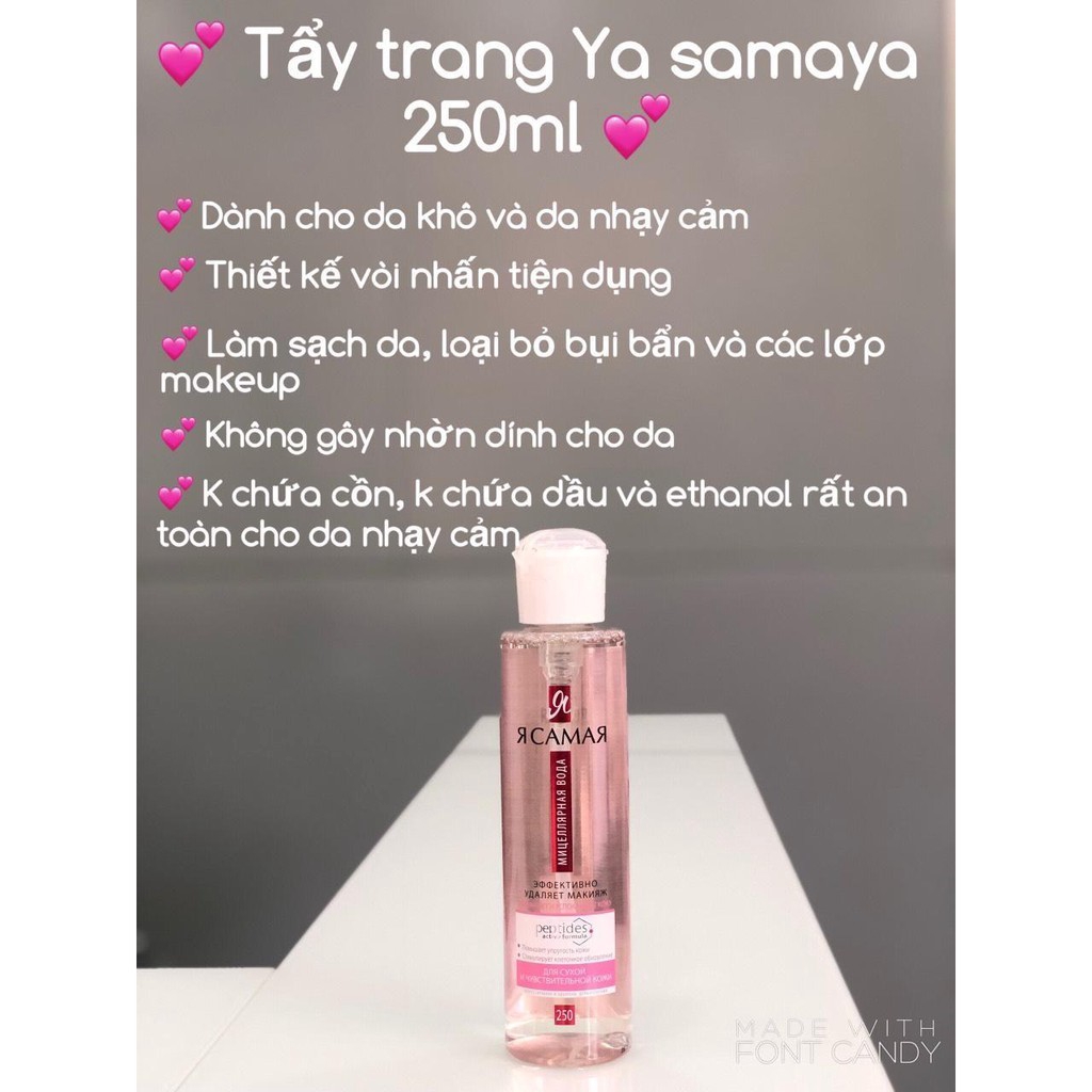 Nước Tẩy Trang Ya Samaya của Nga 250ml