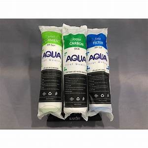 Bộ 3 Lõi Lọc Nước Aqua 123 Hàng Chính Hãng Dùng Thay Thế Cho Máy Lọc Nước RO Đảm Bảo Chất Lượng Nguồn Nước - Hàng Chính