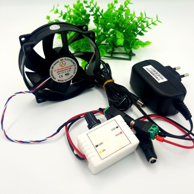 Quạt Hút Mùi Thú Cưng, Hút Khói💦Tản Nhiệt, Làm Mát Máy Tính, CPU Brushless 12V 3000RPM Có Điều Chỉnh Tốc Độ