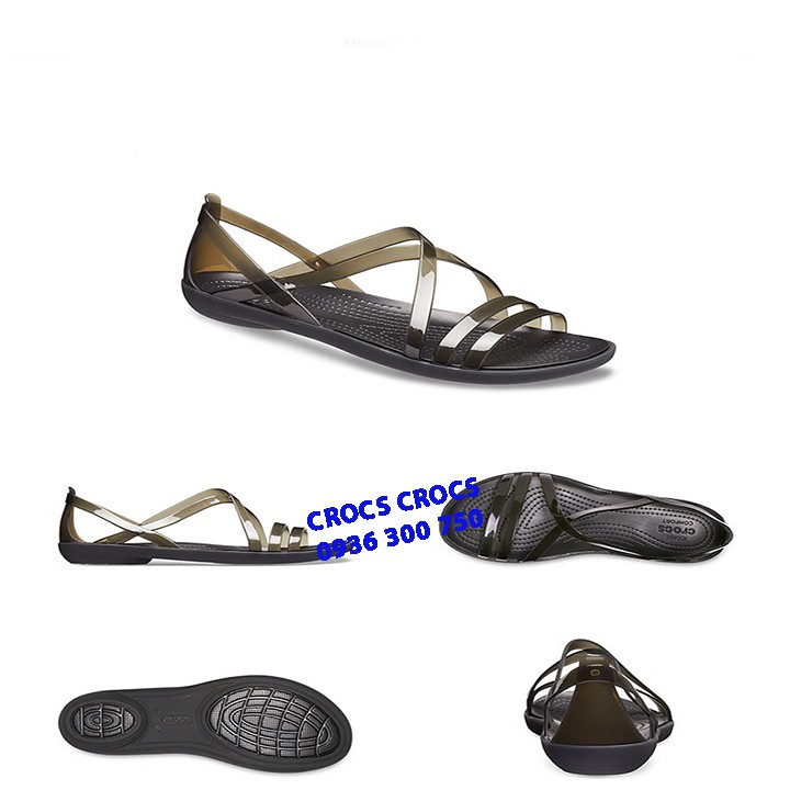 SANDAL C.ROC.S ISABELLA STRAPPY MÀU ĐEN