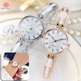 Đồng Hồ Quartz Nữ Đính Hột Xoàn Dây Thép Không Gỉ Thời Trang 2017