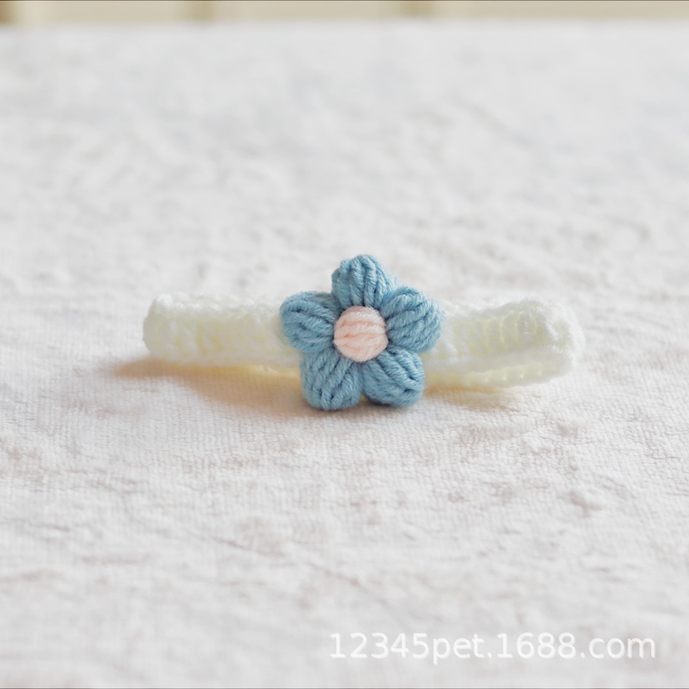Sét yếm len cho thú cưng màu pastel siêu xinh, yếm len chó mèo, vòng cổ