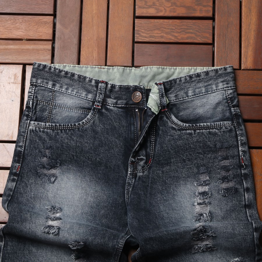 QUẦN Short Jean Nam cotton phong cách trẻ trung hiện đại thoáng mát QS03