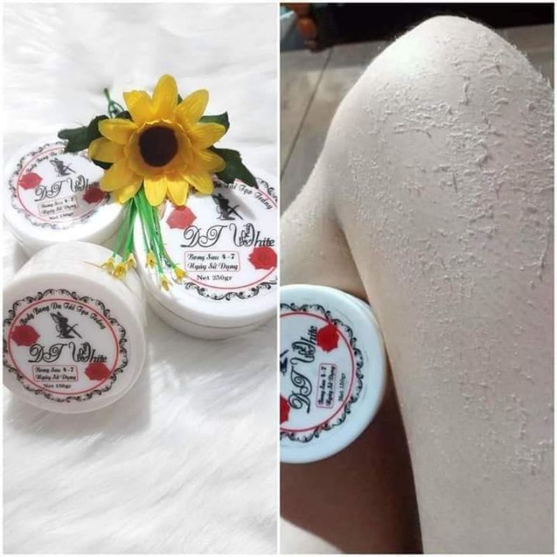 Kem Body Bông Da Tái Tạo Dt White 200g