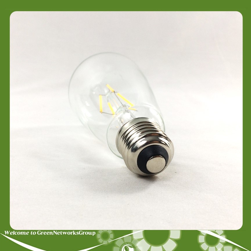 Bóng đèn trang trí led giả dây tóc Edison ST64 Greennetworks (ánh sáng vàng)