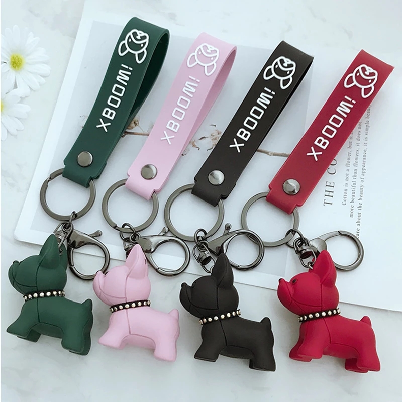 Móc Khóa Hình Chó Bull Cá Tính Dễ Thương