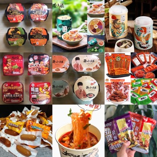 (Có sẵn toàn bộ) Tổng hợp đồ ăn vặt Trung Quốc siêu ngon