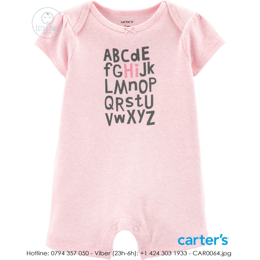 ÁO ROMPER CHỮ CÁI Carter's - Alphabet