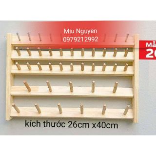 Kệ gỗ để chỉ (loại treo)