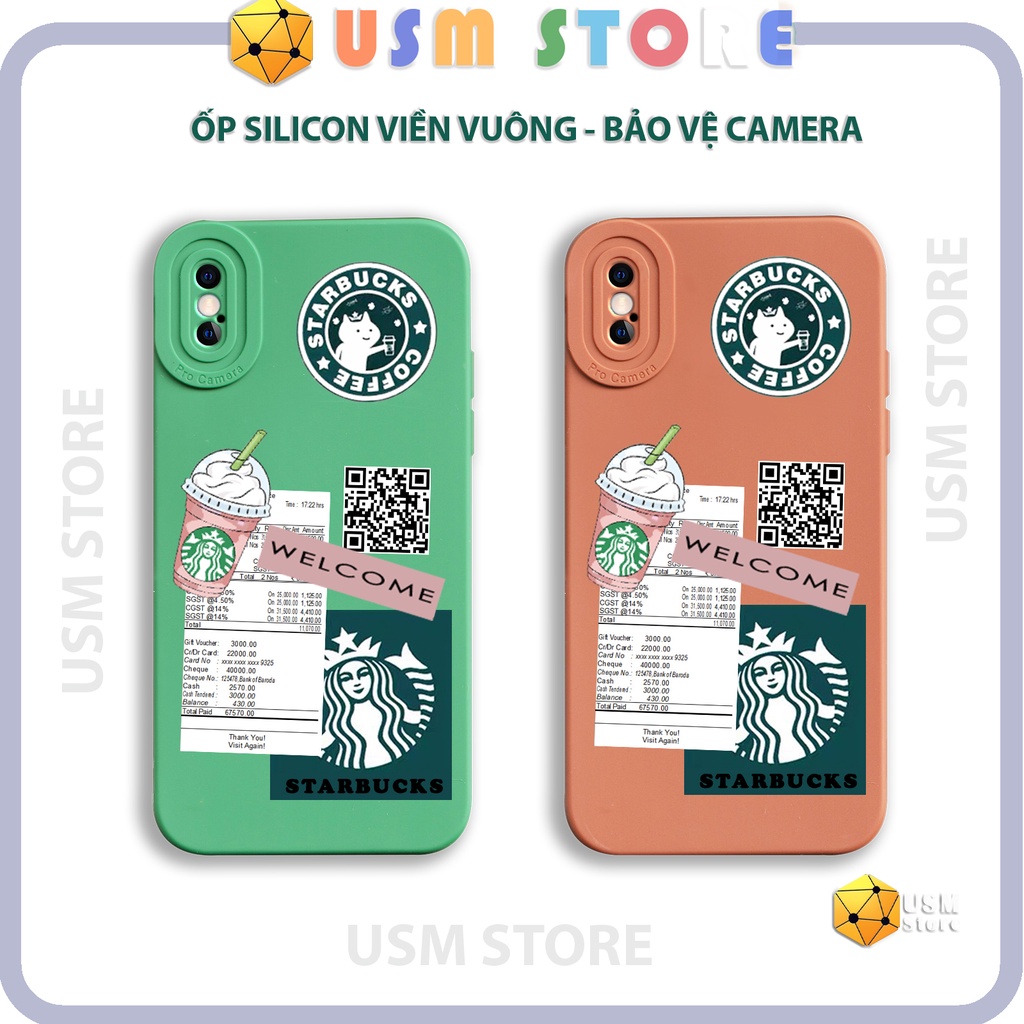 Ốp lưng iphone 6/6s/6plus/7/7plus/8/8plus/X/XS/XSmax/XR/11/11Pro/11Promax/12/12Pro/12Promax/12Mini/13/13Promax Starbucks