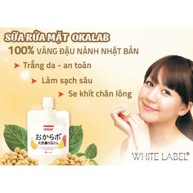 SỬA RỬA MẶT MICCOSMO OKALAB WASH -  WHITE LABEL