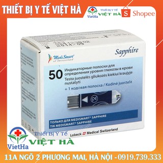 Que thử đường huyết sapphire plus 50 que