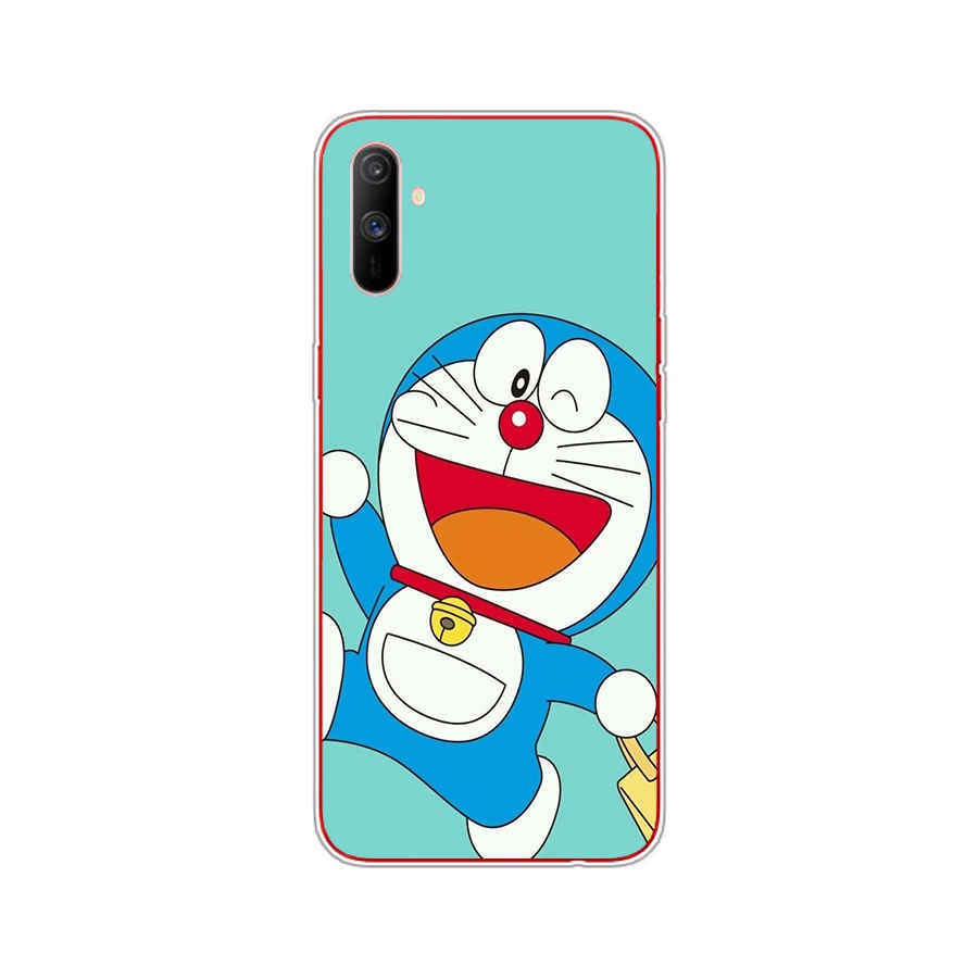 DORAEMON Ốp Lưng Bảo Vệ Điện Thoại Oppo Realme C3 A1K A37 Neo 9 F1 A35 F9 Pro