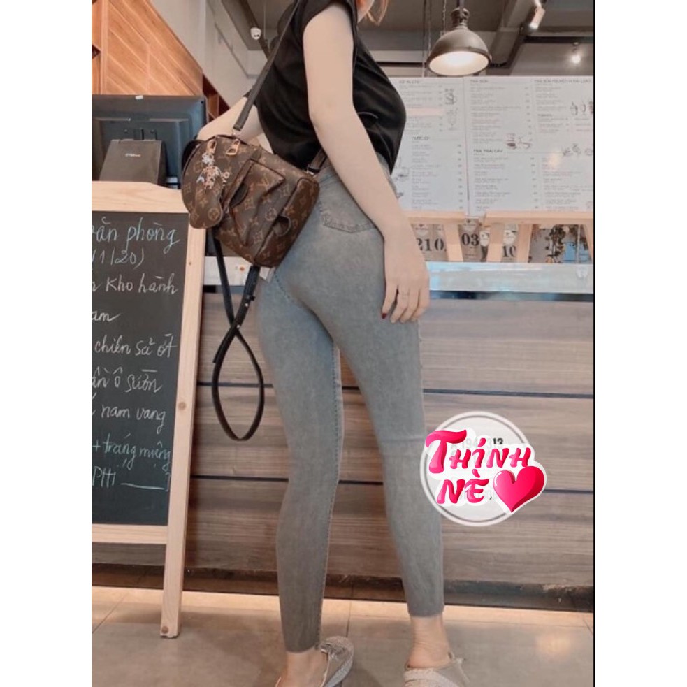 ❤️ BÁN SỈ - GIÁ RẺ ❤️ Quần Baggy Dạ Chéo 2 Khuy Chân Nữ, Ống dài eo thon mông nảy, vô cùng tôn dáng siêu hách chân