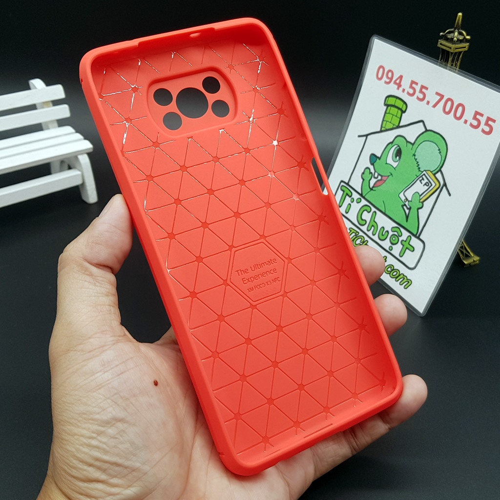 [Ảnh Thật] Ốp Lưng Xiaomi Poco X3/ X3 NFC/ X3 PRO Dẻo Carbon Phay Xước Chống Sốc