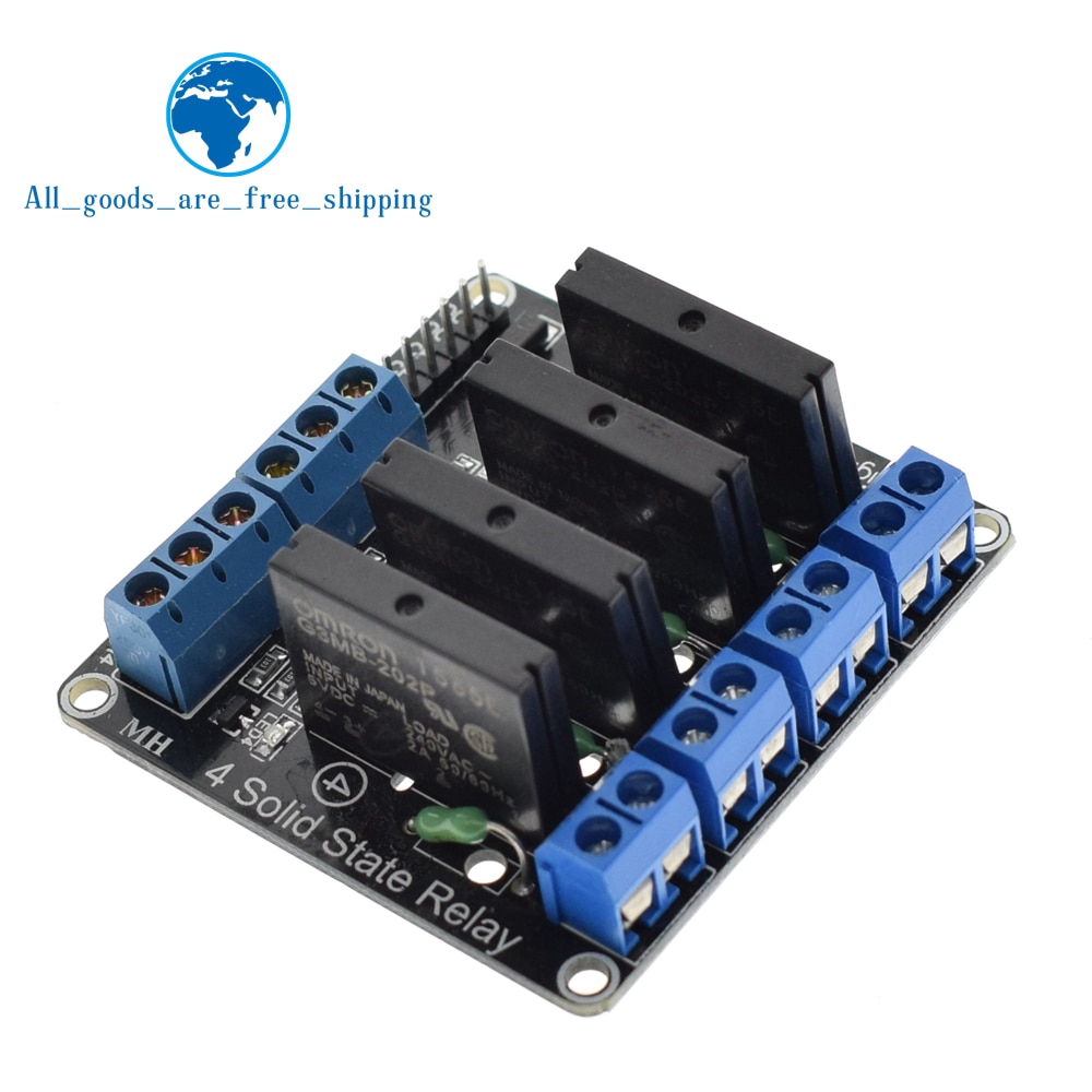 Mô Đun Rơ Le Thể Rắn 5v 1 2 4 8 Kênh Omron Ssr 250v 2a Cho Arduino | BigBuy360 - bigbuy360.vn