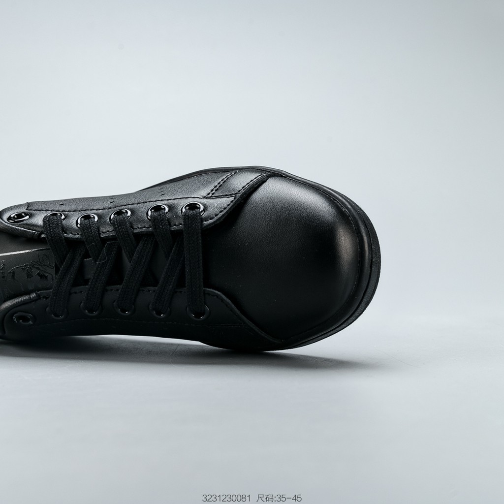 Sale XẢ HẾT Giày thể thao cổ điển Adidas Stan Smith All Black Smith M20327 uy tín 2020 new ^ . < :