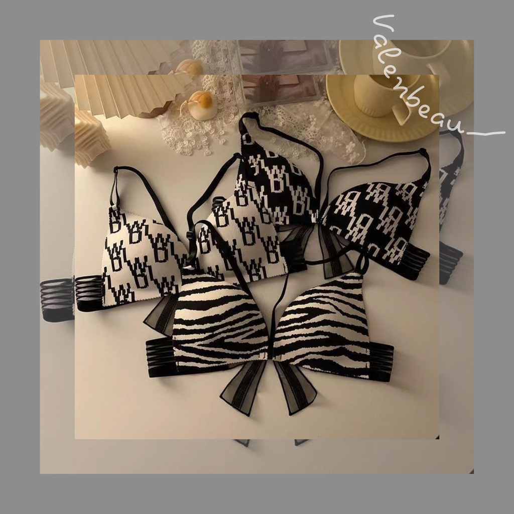 Áo bra siêu sexy nơ sau lưng, cài trước, đệm mỏng, không gọng | BigBuy360 - bigbuy360.vn