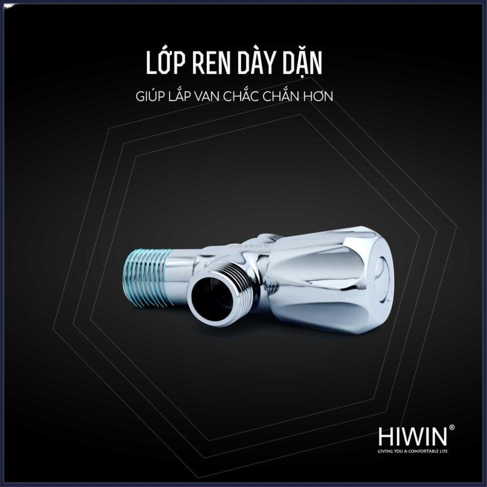 Van T chia nước vòi sen vòi xịt, van giảm áp lực nước chất liệu đồng mặt gương HIWIN JF-3032T