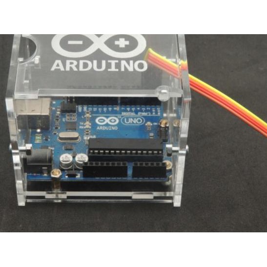 Hộp Acrylic Đựng Arduino Uno R3 + Ethernet Shield W5100 + Đầu Ra